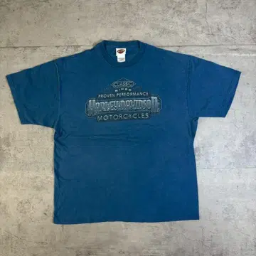 00s USA제 할리데이비슨 Hanes XL 컬러 티셔츠