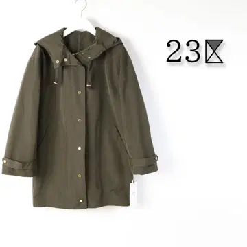 248k 새상품 23구 워셔블 브라이트웨더 크로스 블루종 코트 36