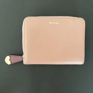 Paul Smith 이단 접이식 지갑 핑크 베이지