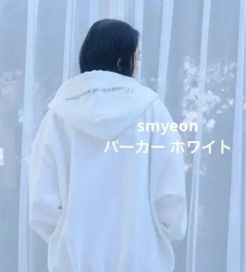 레이스 오버 사이즈 지퍼 후디 스미묜 smyeon