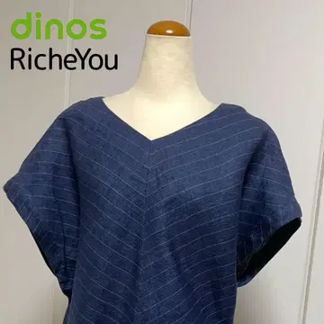 dinos RicheYou 린넨 원피스 네이비