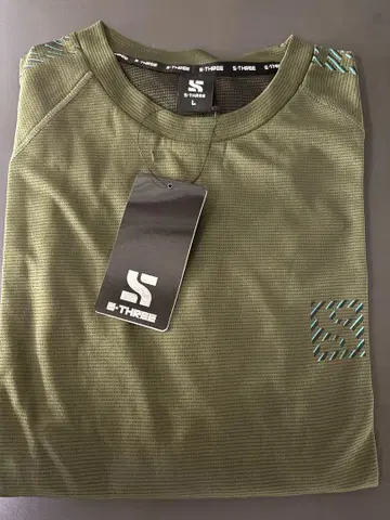 S-THREE 올리브 셔츠 L