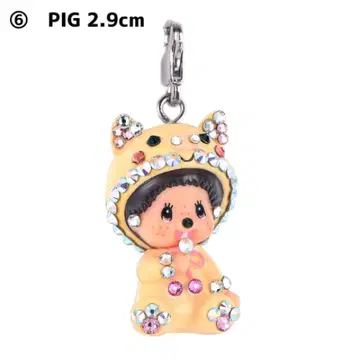 몽치치 목걸이 스와로브스키 돼지 pig