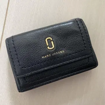 MARC JACOBS 블랙 3단 폴더형 지갑