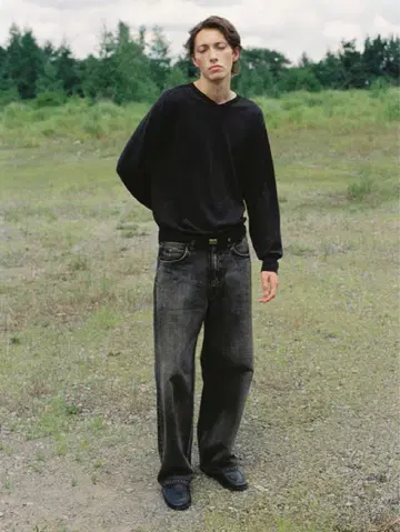 LIDNM 리드롬 Straight Heritage Denim Pants