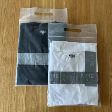 MINE 티 2장 세트 사이즈 2 MADE IN USA 새상품