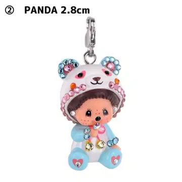 PANDA 몽치치 스와로브스키 목걸이 팬더