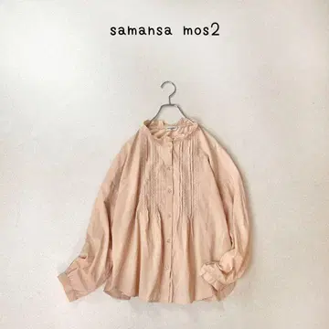 samansa mos2 핀턱 레이스 사용 블라우스