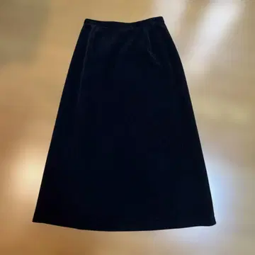 [새상품급] 마드모아젤 논논 블랙 코듀로이 스커트