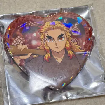 귀멸의 칼날 남코 렌고쿠 쿄쥬로 하트 캔뱃지