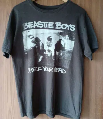 BEASTIE BOYS check your head 티셔츠 BLACK