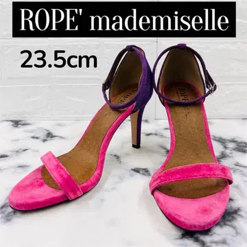 [ 새상품급 ] ROPE 로페 마드모아젤 샌들 하이힐 바이컬러 23.5