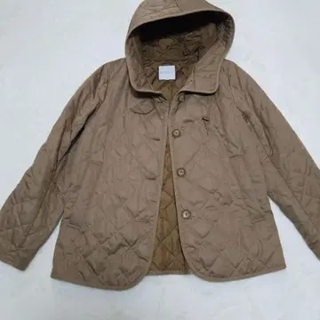 매킨토시 철학 퀼팅 자켓 후드 부착 38 베이지