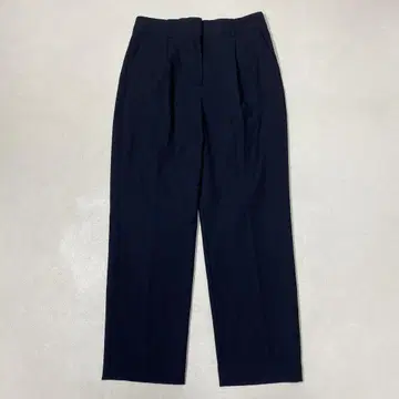 새상품급 Spick & Span 린넨 라이크 테이퍼드 턱 팬츠