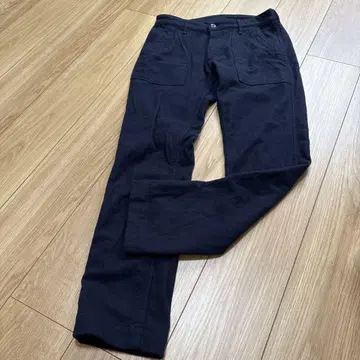 새상품급 단톤 울 팬츠 38