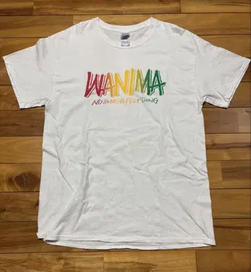 WANIMA T셔츠 L 사이즈 PIZZA OF DEATH 화이트