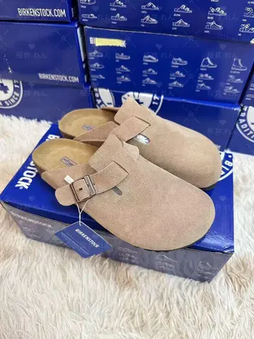 새상품 버켄스탁 보스턴 카키 약 24 cm