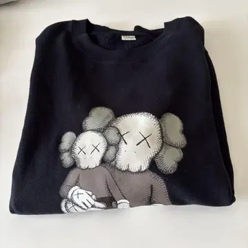 KAWS 프린트 트레이닝복 3XL 블랙