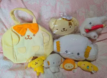 산리오 봉제 인형 묶음 판매 폼폼푸딩 코기뮤뉴 꽃마루 유령