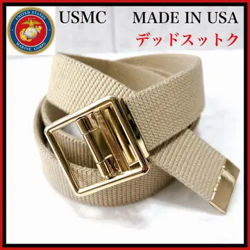 USMC 미군 해병대 GI 벨트 골드 버클 데드스탁 미사용품