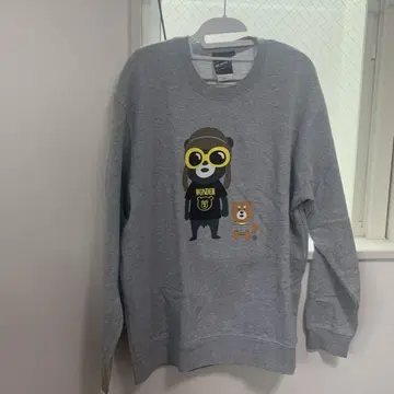 BEAMS 그레이 트레이닝복 L 사이즈