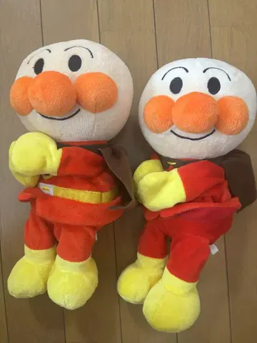 호빵맨 봉제 인형 2체 세트