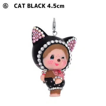 목걸이 몽치치 스와로브스키 고양이 캣 고양이