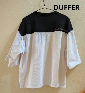 THE DUFFER OF ST. GEORGE 바이컬러 티셔츠 오버