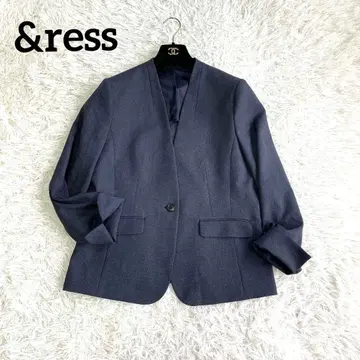 17호 빅 사이즈 아오야마 양복 &ress 1버튼 V카라 자켓