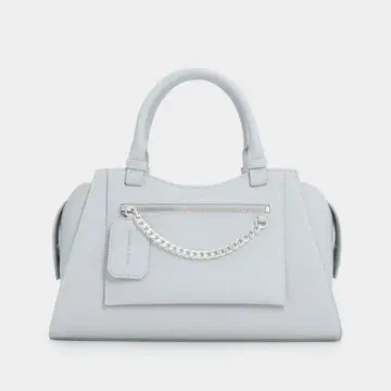 찰스앤키스 아비스 트라페즈 토트백 라이트 그레이