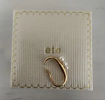 ete 3알 펄 골드 이어커프