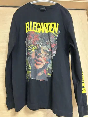 ELLEGARDEN 긴팔 T셔츠 블랙