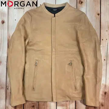 09M230 MORGAN HOMME 양가죽 싱글 라이더 자켓