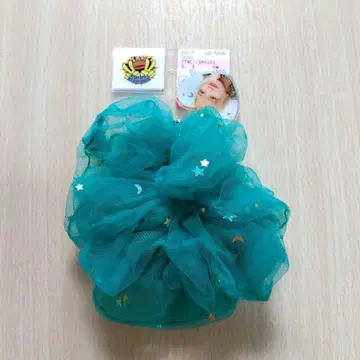 리얼피스 코페 그린 헤어 스크런치 헤어 액세서리 시마무라