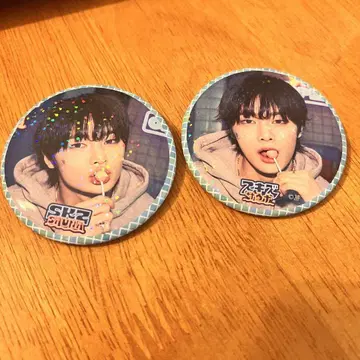 스키즈 사우나 아이엔 캔뱃지 2종 세트