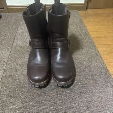 Daytona Leathers 엔지니어 부츠 다크 브라운