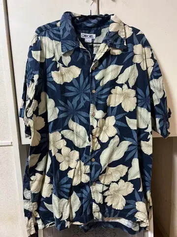 빈티지 반팔 하와이안 셔츠 검 듀크 카하나모쿠 카메하메하 마카나레이