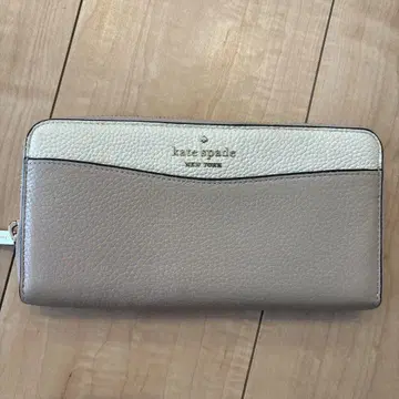 kate spade 그레이 가죽 장지갑