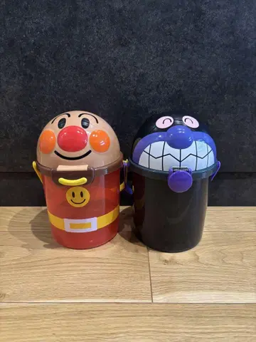 새상품급 호빵맨 세균맨 양동이 세트
