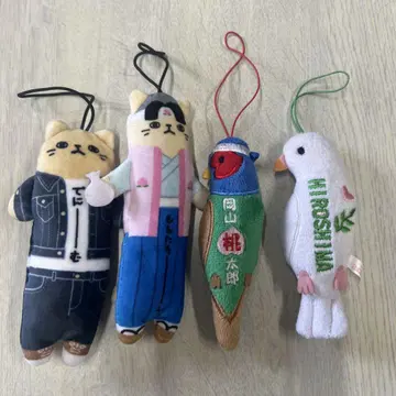 고장 노비 고양이 복숭아 타로 쿠라시키 데님 꿩 비둘기 스트랩