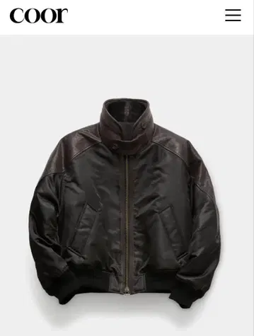 2025AW 완판템 [ COOR ] SHEARLING MA-1
