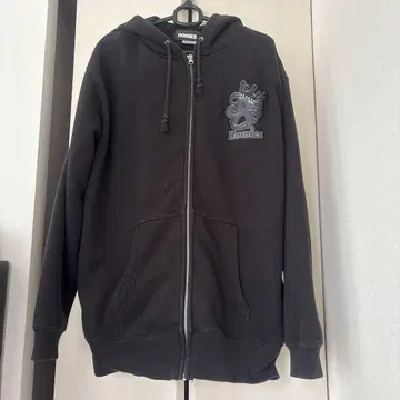 Homies 블랙 풀 집업 후드티