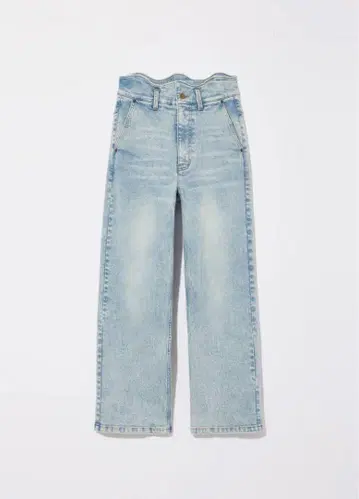 Eaphi 웨이브 디자인 하이웨스트 데님 DENIM 1