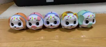 돼지 저금통과 그 친구들 5종 가챠 피규어