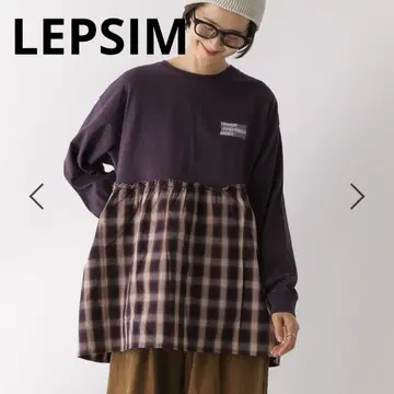 LEPSIM 절개 리메이크풍 긴팔 상의