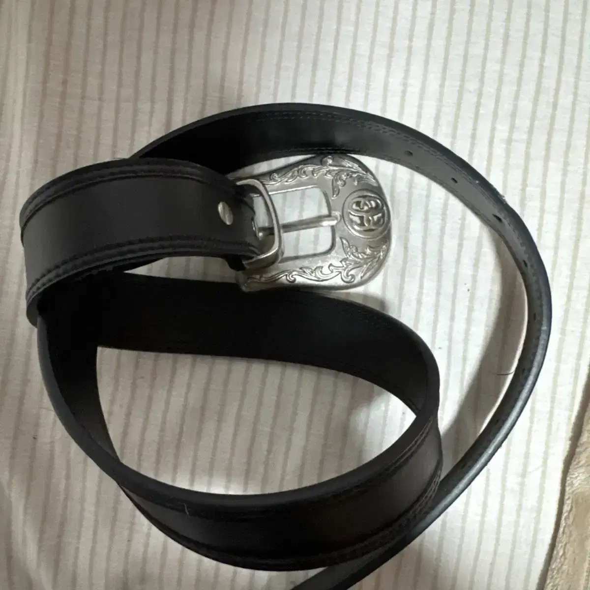 STUSSY | 스투시 Stussy SS Link Cowboy Belt Black L/XL on Bunjang