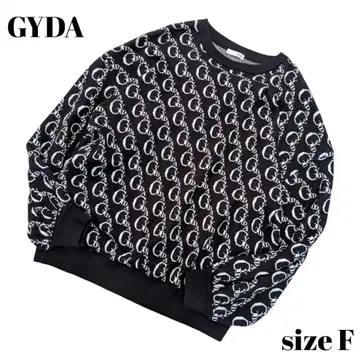 GYDA 로고 니트 프리 사이즈