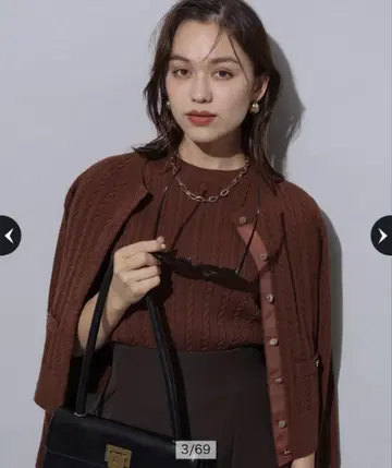 Arpege story 케이블 앙상블 브라운