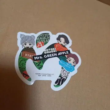 Mrs. GREEN APPLE 제일복권 스티커