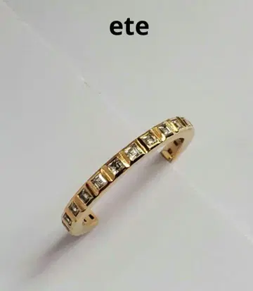 ete 에테 비쥬 스퀘어 스텝 링커프 주얼리
